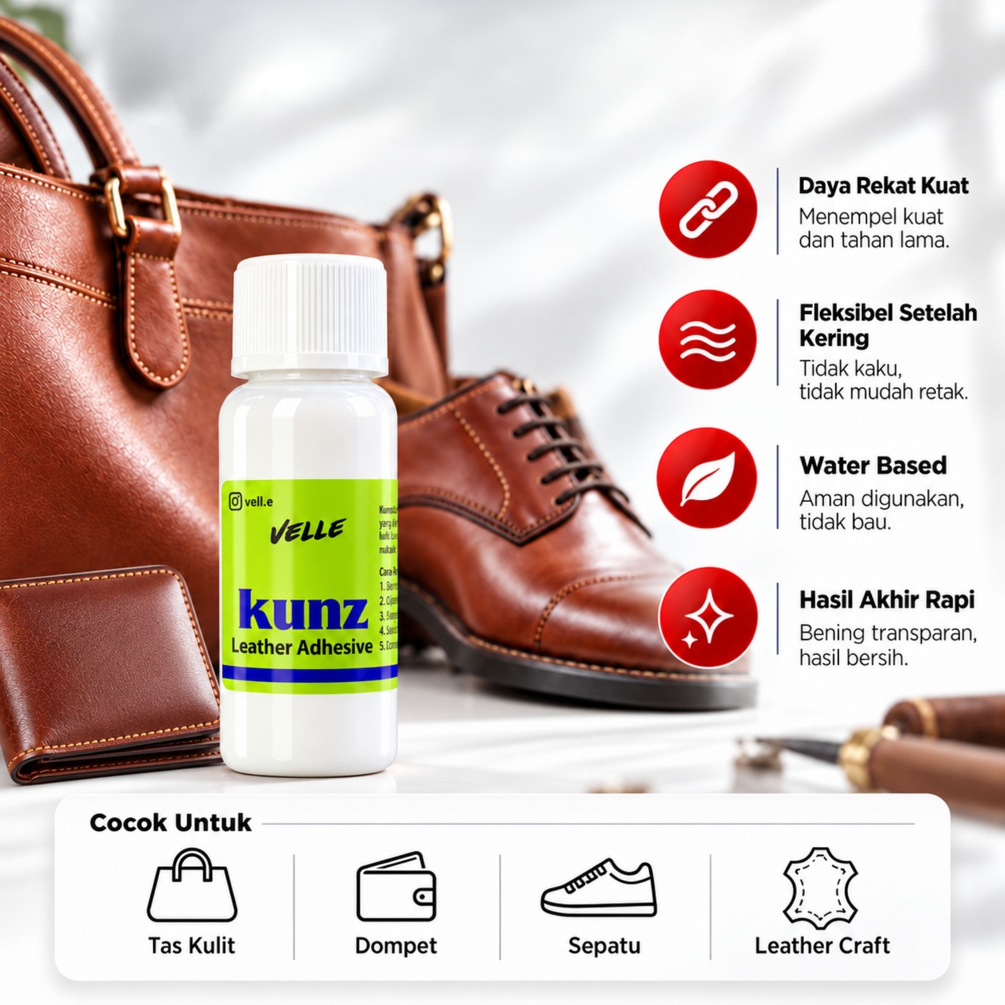 Kunz Leather Adhesive Web 1