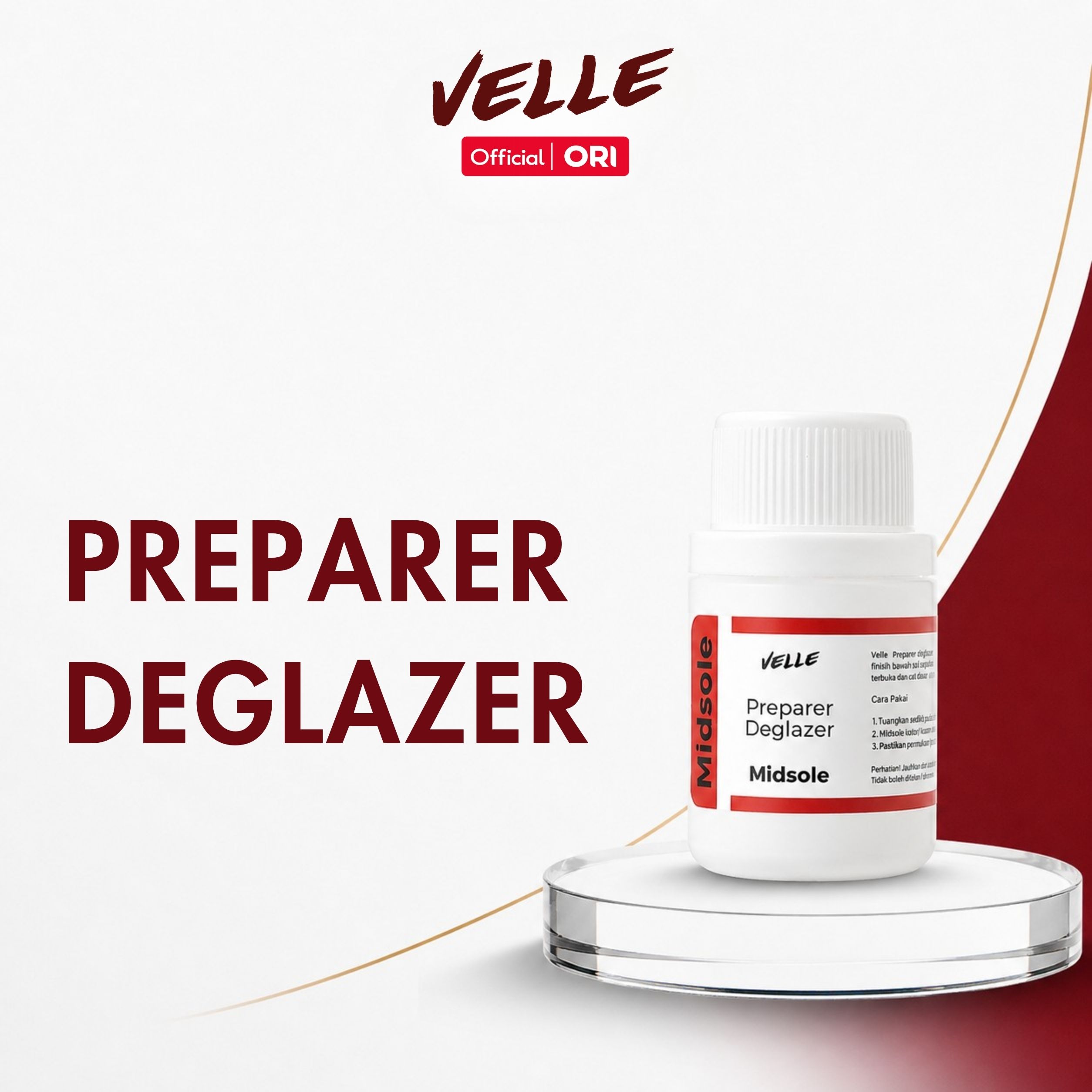 Velle Preparer Deglazer - Pembersih Penghapus Persiapan Permukaan Sebelum Cat