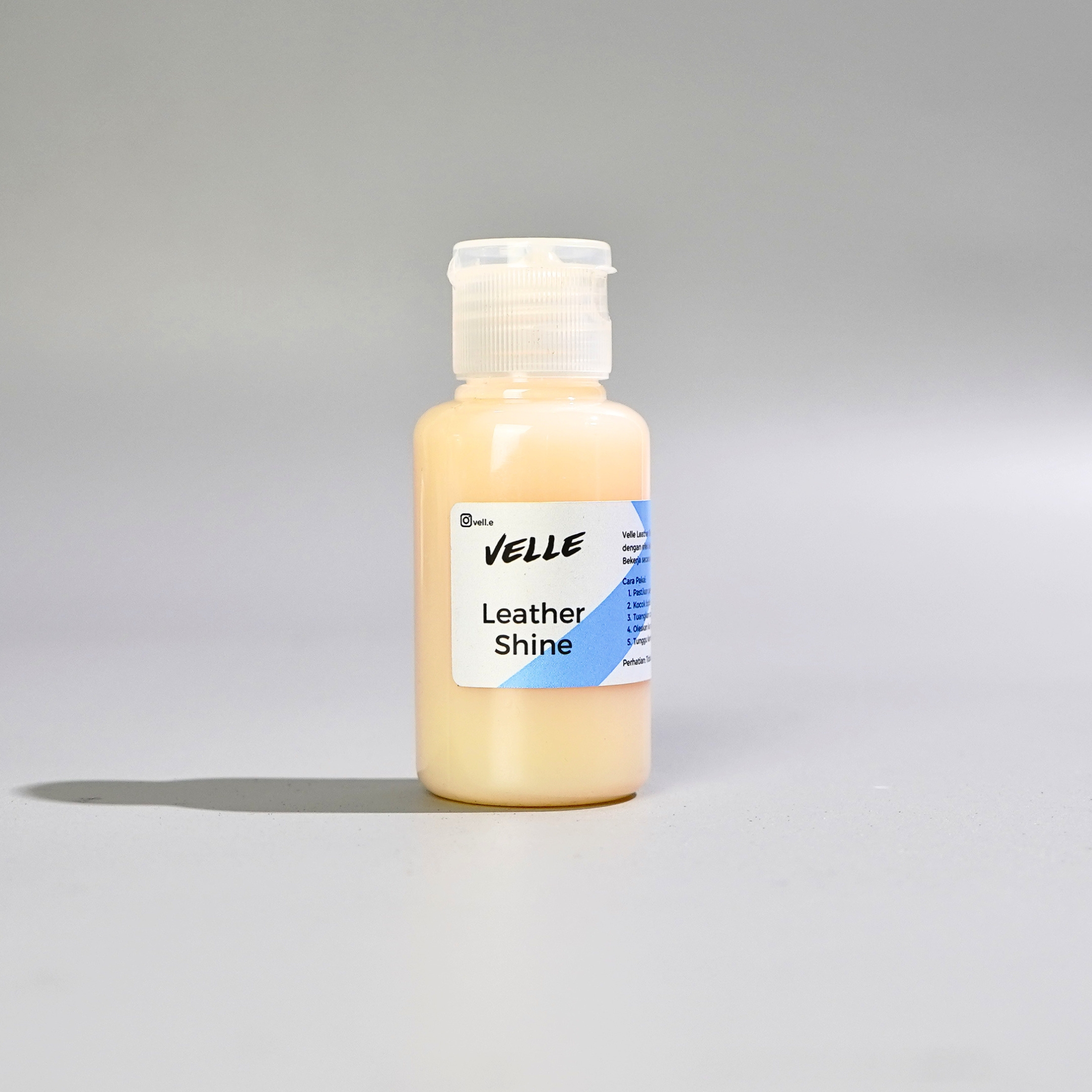 Coating Tas Kulit - Pengkilap, Pelembab, Lapisan Pelindung, Anti Jamur, Perawatan Cegah Retak | Velle Leather Shine Protect