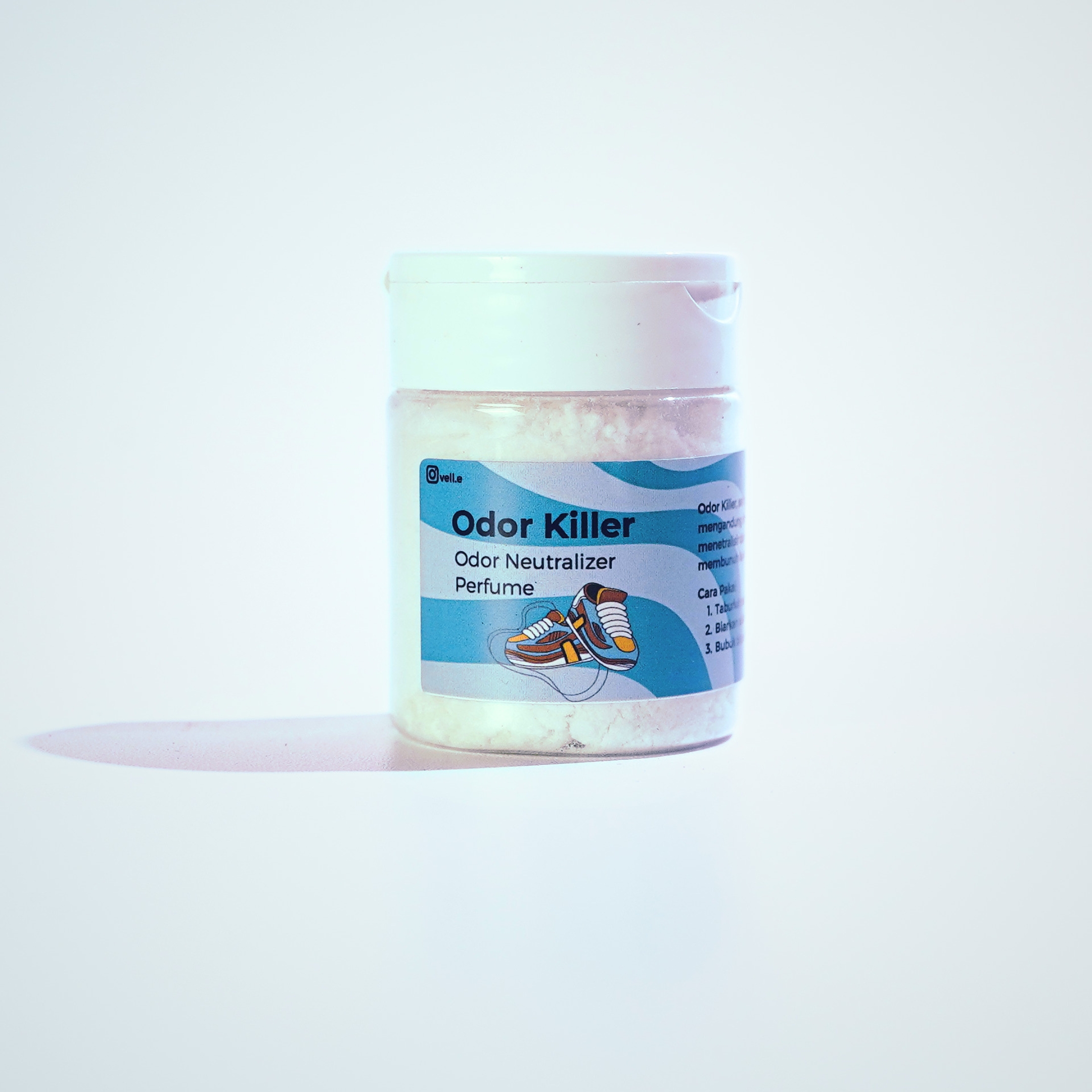 Velle Odor Killer - Serbuk Penghilang Bau Sepatu dengan Parfum Aroma Lemon