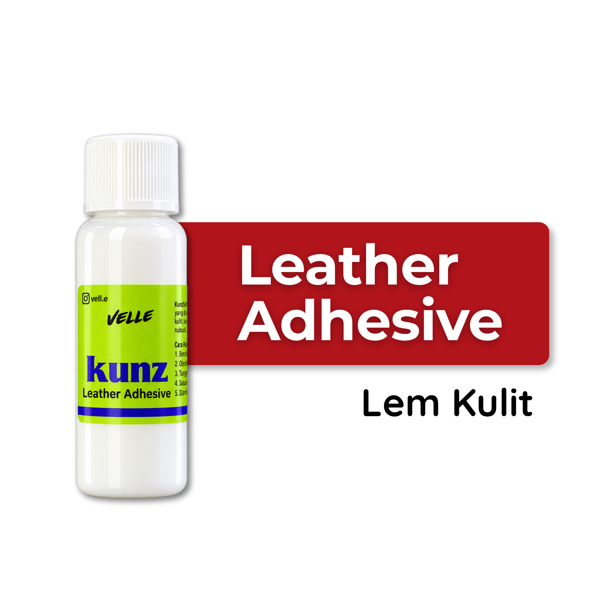 Kunz Leather Adhesive – Lem Kulit untuk Tas, Dompet, Sepatu & Leather Craft