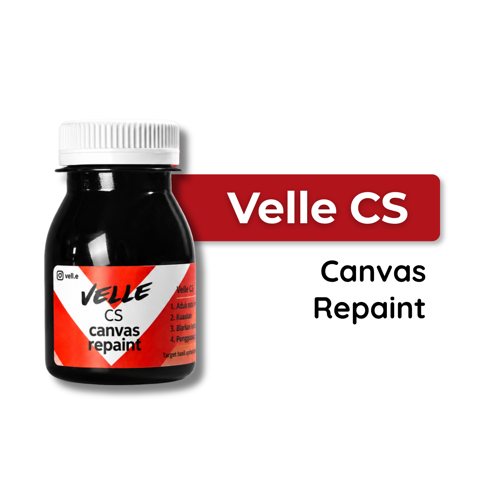 Velle CS – Cat Kanvas untuk Repaint Topi dan Sepatu, untuk Bucket Hat, Snapback dan Baseball Cap