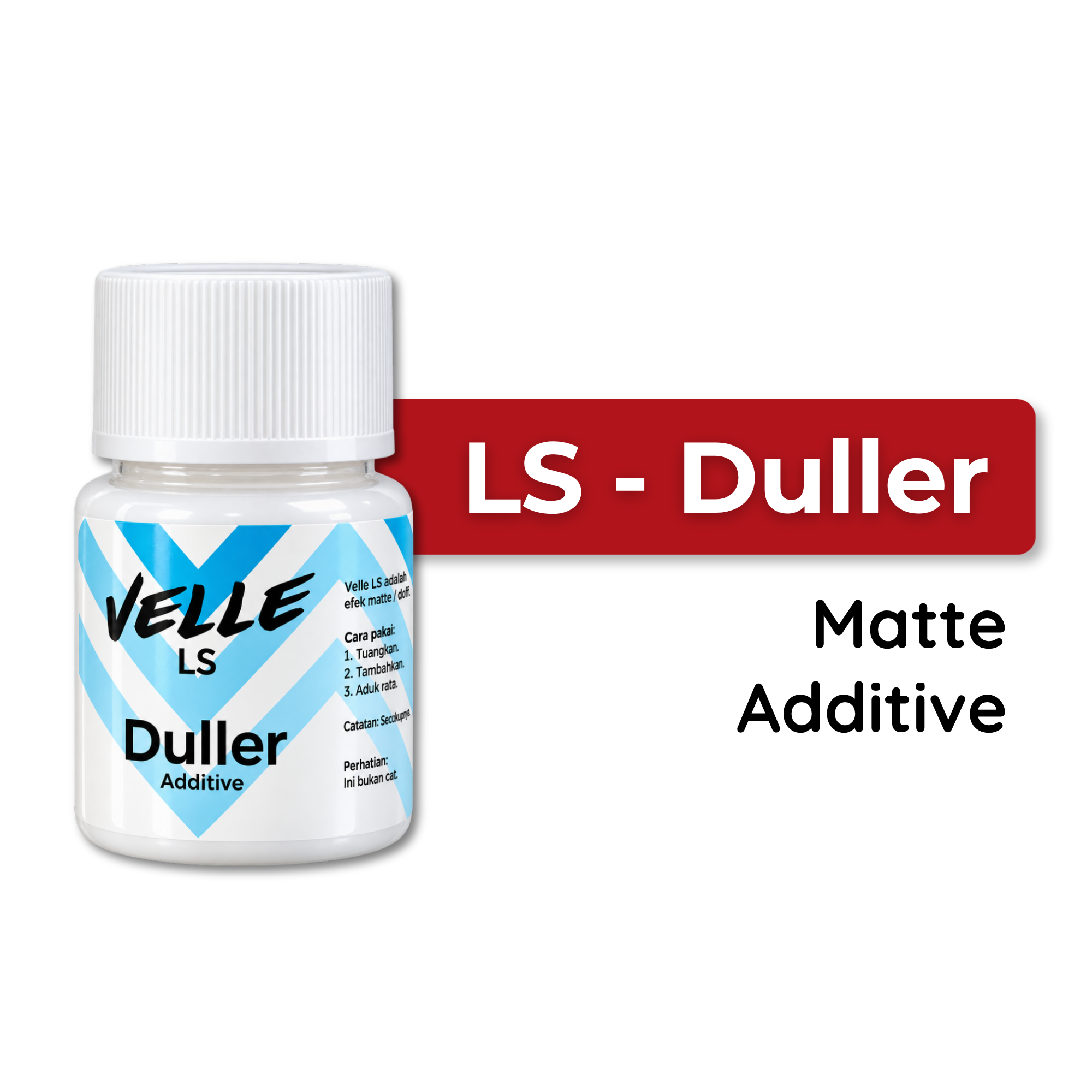 Velle LS Duller – Aditif Leather Paint untuk Mengurangi Kilap dan Membuat Finishing Matte Doff